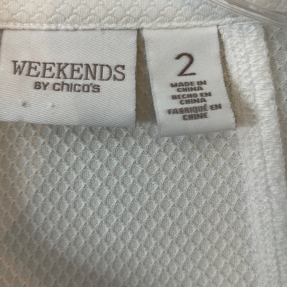 Chicos Weekends Zipper Jacket - Picture 6 of 12